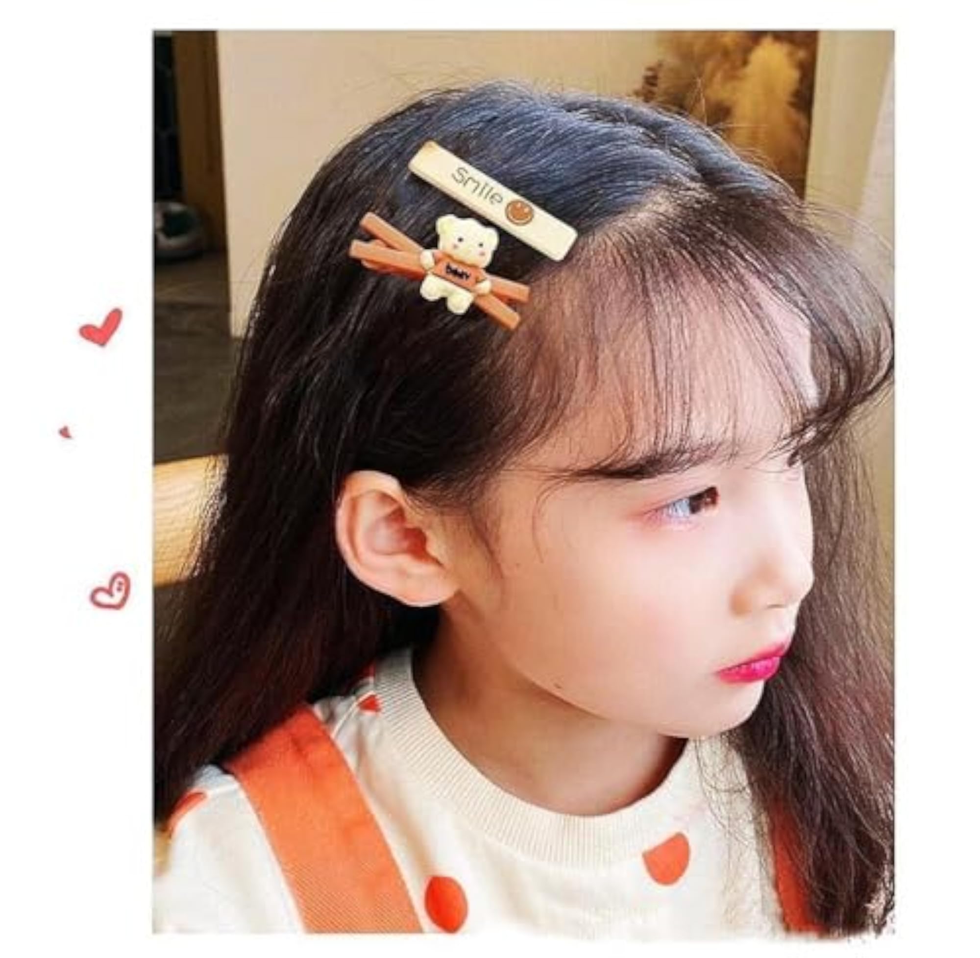Baby Hair Clips Set for Girls, Cute Cartoon Patterns